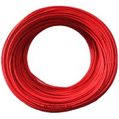 Hilo de cobre de 0,5mm rojo (100m)